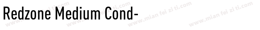Redzone Medium Cond字体转换